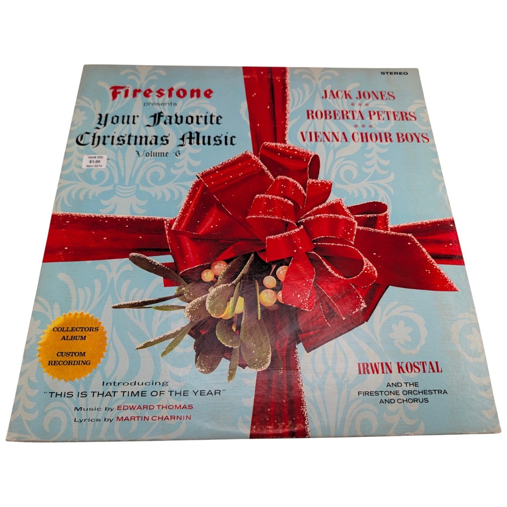 Firestone Your Favorite Christmas Music Vol 6 SLP 7014 Stereo LP 1967 EX VG